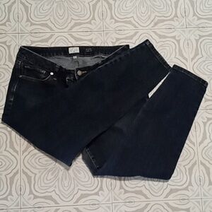 Womens Cotton Blue Jeans S & Co. Dark Wash Denim Jeans sz 14S